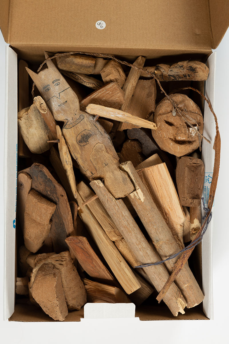 Box of Wooden Toys